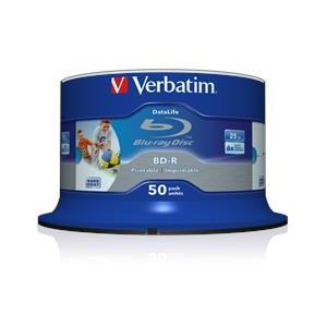 Verbatim BD-R 25GB 50er Spindel (6x) wide printable