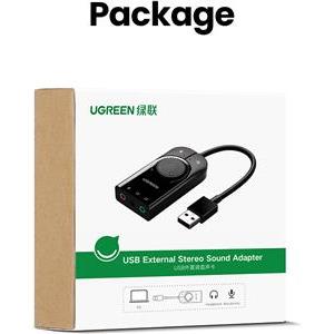 Ugreen external USB sound card - box