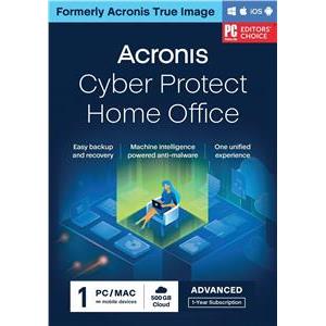 Acronis Cyber Protect Home Office Advanced incl. 500 GB Acronis Cloud Storage - ESD - Subscription License - 1 year - 1 computer