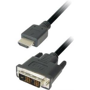 Transmedia Monitor Cable DVI HDMI 1m, C197-1L