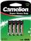 Baterija Zinc-Carbon 1,5V AAA - blister 4 kom, Camelion GREEN