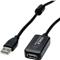 STANDARD USB2.0 aktivni produžni kabel sa ponavljačem, 15m, crni 