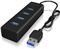 USB Hub ICY Box USB 3.0 4-Port Black