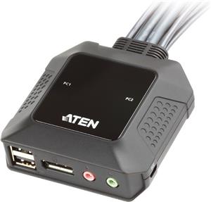 ATEN 2-port USB DisplayPort KVM Switch sa kablovima (CS22DP)