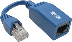 Cisco Console Rollover Adapter for RJ45 Ethernet Cable - Network adapter cable - RJ-45 (M) to RJ-45 (F) - blue - ROLLOVER - network adapter cable - blue