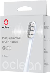 Oclean P1C9 Plaque Control two attachments for electric toothbrush X PRO digital, gray