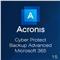 Acronis Cyber Protect Backup Advanced Microsoft 365 - Subscription License - 1 year - 5 seats