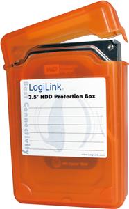 HDD Protection Box for 8.89 cm (3.5") HDDs, Orange