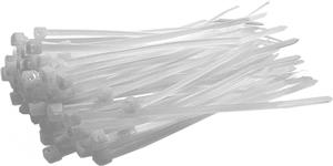 EFB cable ties 100mm, bag of 100, transparent, width 2.5mm