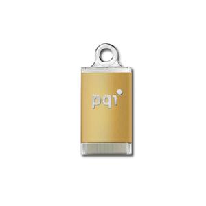 USB stick 16GB PQI Intelligent Drive i810plus NAND Flash , USB 2.0, I-Stick Interface, Gold