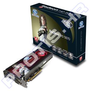 Grafička kartica Sapphire PCI-E ATI Radeon HD5870 1GB GDDR5, HDMI, 2xDVI