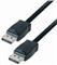 Transmedia C300-1L Display Port Cable DisplayPort plug 20 pin to DisplayPort plug 20 pin High Quality 1m Black