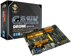 Maticna ploca ECS L337 Gaming Gank Drone Z87H3-A3X, Intel Z87, DDR3, zvuk, S-ATA, RAID, G-LAN, PCI-E, USB 3.0, D-SUB, DVI, HDMI, ATX, s. 1150