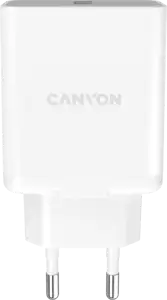 Canyon, Wall charger with 1*USB, QC3.0 24W, Input: 100V-240V, Output: DC 5V/3A,9V/2.67A,12V/2A, Eu plug, Over-load, over-heated, over-current and short circuit protection, CE, RoHS ,ERP. Size:89*46*2