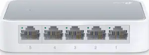 TP-Link 5-port Unmanaged mini Desktop Switch, 5×10/100M RJ45 ports, Plastic case, TL-SF1005D