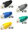 NaviaTec CAT5e shielded plug for round cable incl strain rel