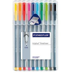 Flomaster fineliner 0,3mm Triplus Staedtler 334/10