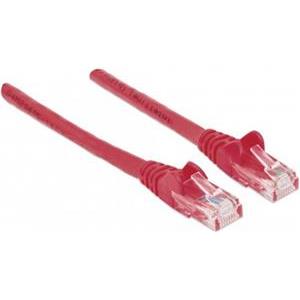 Kabel mrežni prespojni Intellinet Cat6 UTP PVC 0.5m, crveni