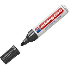 Marker permanentni 3-4mm Edding 550 crni