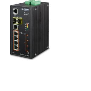 PLANET IGS-5225-4UP1T2S IP30 Industrial L2+/L4 4-port 60W 1000T Ultra PoE+ 1-port 1000T + 2-port 100/1000X SFP Full Managed Switch