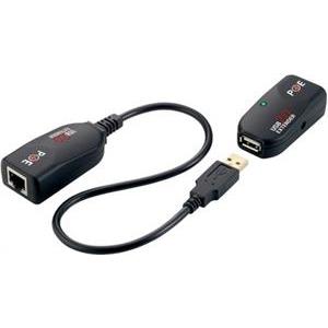 USB 2.0 Cat.5 Extender, domet do 50m PoE