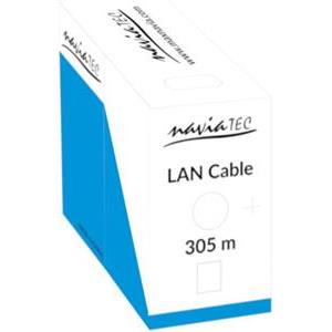 NaviaTec Cat6, FTP solid, 23AWG, CCA 305m