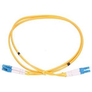 NFO Patch cord, LC UPC-LC UPC, Singlemode 9 125, G.652D, 3mm, Duplex, 15m