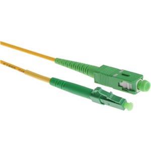 NFO Patch cord, LC APC-SC APC, Singlemode 9 125, G.657A2, Simplex, 3m