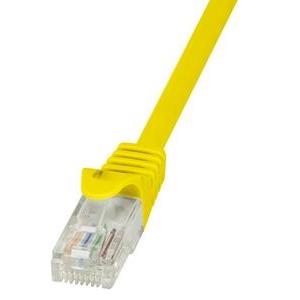 U/UTP prespojni kabel Cat.6 PVC CCA AWG24, žuti, 5,0 m