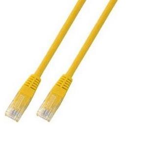 U/UTP prespojni kabel Cat.6 PVC CCA AWG24, žuti, 3,0 m