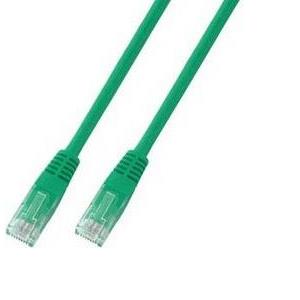 U/UTP prespojni kabel Cat.6 PVC CCA AWG24, zeleni, 7,5 m