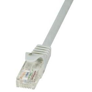 U/UTP prespojni kabel Cat.6 PVC CCA AWG24, sivi, 1,5 m