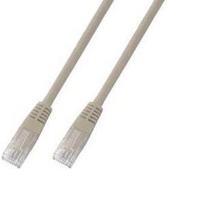 U/UTP prespojni kabel Cat.6 PVC CCA AWG24, sivi, 0,5 m