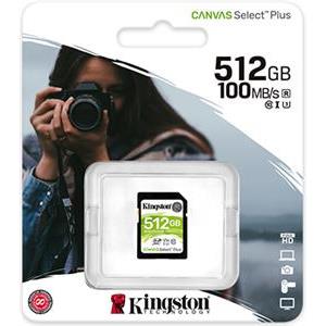 Memorijska kartica KINGSTON Canvas Select Plus SDS2/512GB, SDXC 512GB, Class 10 UHS-I