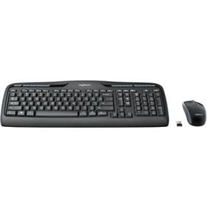 Logitech MK330 bežična tipkovnica i miš, crna