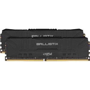 Memorija Crucial Ballistix Black 16GB Kit (2x8GB) DDR4-3000 UDIMM PC4-24000 CL15, 1.35V, BL2K8G30C15U4B