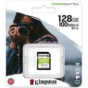 Memorijska kartica KINGSTON Canvas Select Plus SDS2/128GB, SDXC 128GB, Class 10 UHS-I