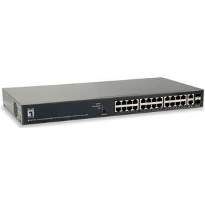 LevelOne GEP-2651 - switch - 26 ports - smart - rack-mountable