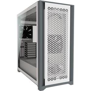 CORSAIR 5000D AIRFLOW Tempered Glass Mid-Tower ATX Case — White