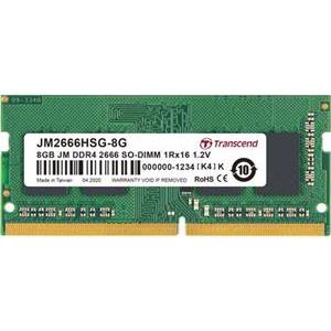 Memorija za prijenosno računalo Transcend DDR4 8GB 2666MHz JetRam TS, JM2666HSG-8G