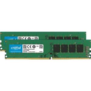 Crucial 32GB Kit (2 x 16GB) DDR4-3200 UDIMM PC4-25600 CL22, 1.2V, CT2K16G4DFRA32A