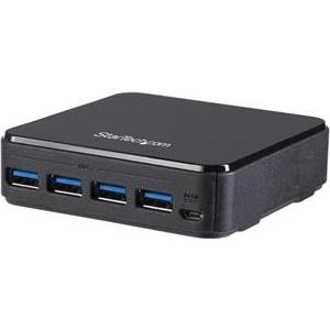 StarTech.com USB 3.0 Peripheral Sharing Switch - 4 USB 3.0 x 4 Computers - Mac / Windows / Linux - USB A/B Switch - USB Switch (HBS304A24A) - switch - 4 ports