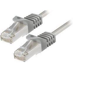 Transmedia CAT6a SFTP Patch Cable 1m grey