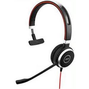 Jabra Evolve 40 UC Mono Monophon Kopfband black Headset