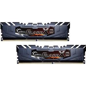 G.Skill Flare X series - DDR4 - 16 GB: 2 x 8 GB - DIMM 288-pin, F4-3200C16D-16GFX