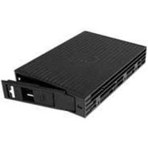 2.5in SATA/SAS SSD/HDD to 3.5in SATA Hard Drive Converter - Storage bay adapter - 3.5 to 2.5 - black - 25SATSAS35 - storage bay adapter