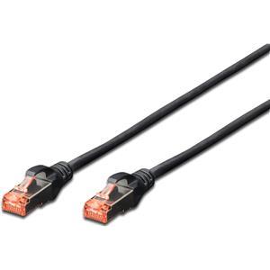 DIGITUS CAT 6 S/FTP patch cable, 1m, crni