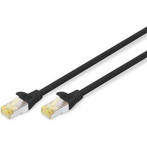 DIGITUS patch cable - 3 m - black