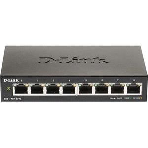 D-Link DGS-1100-08V2 Easy Smart Managed Switch 8-Port