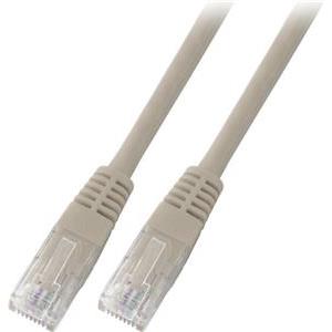 U/UTP prespojni kabel Cat.5e PVC CCA AWG24, sivi, 5,0 m